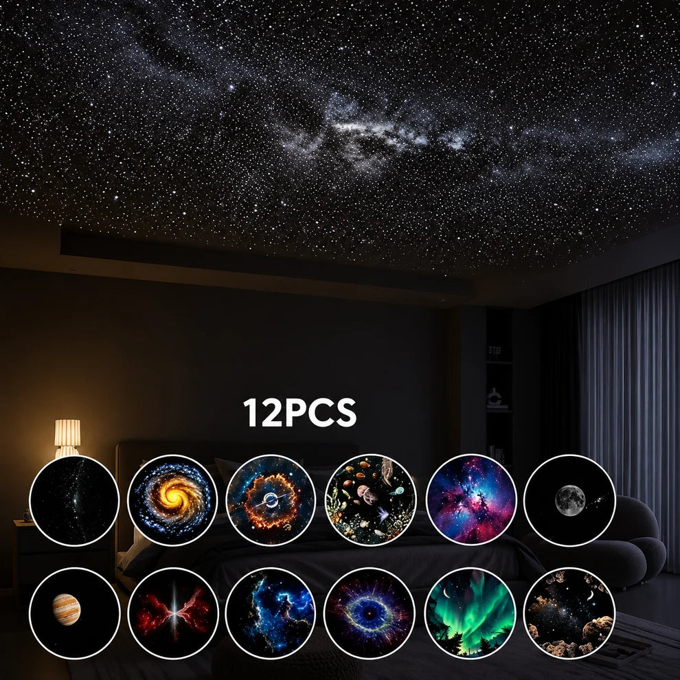 GalaxyGlow Projector – Magical Starry Sky Night Light for Bedroom Decor | BUY 1 GET 1 FREE
