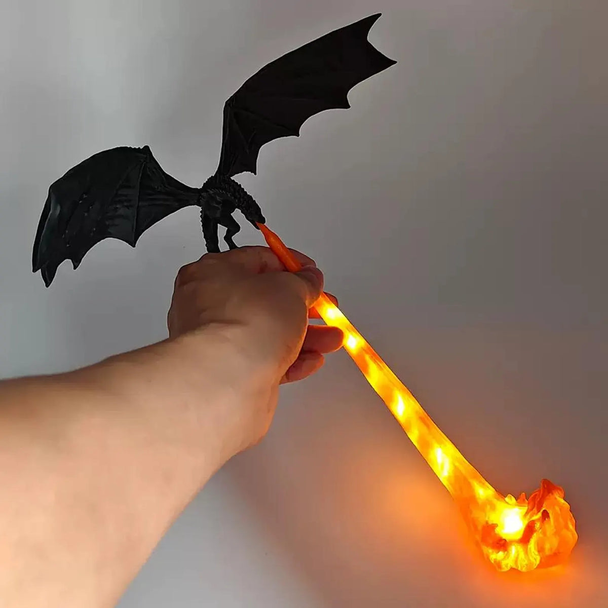 DragonFlame 3D – Fire-Breathing Dragon LED Bookshelf Decor | Buy 1 Get 1 Free