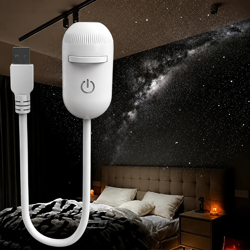 GalaxyGlow Projector – Magical Starry Sky Night Light for Bedroom Decor | BUY 1 GET 1 FREE