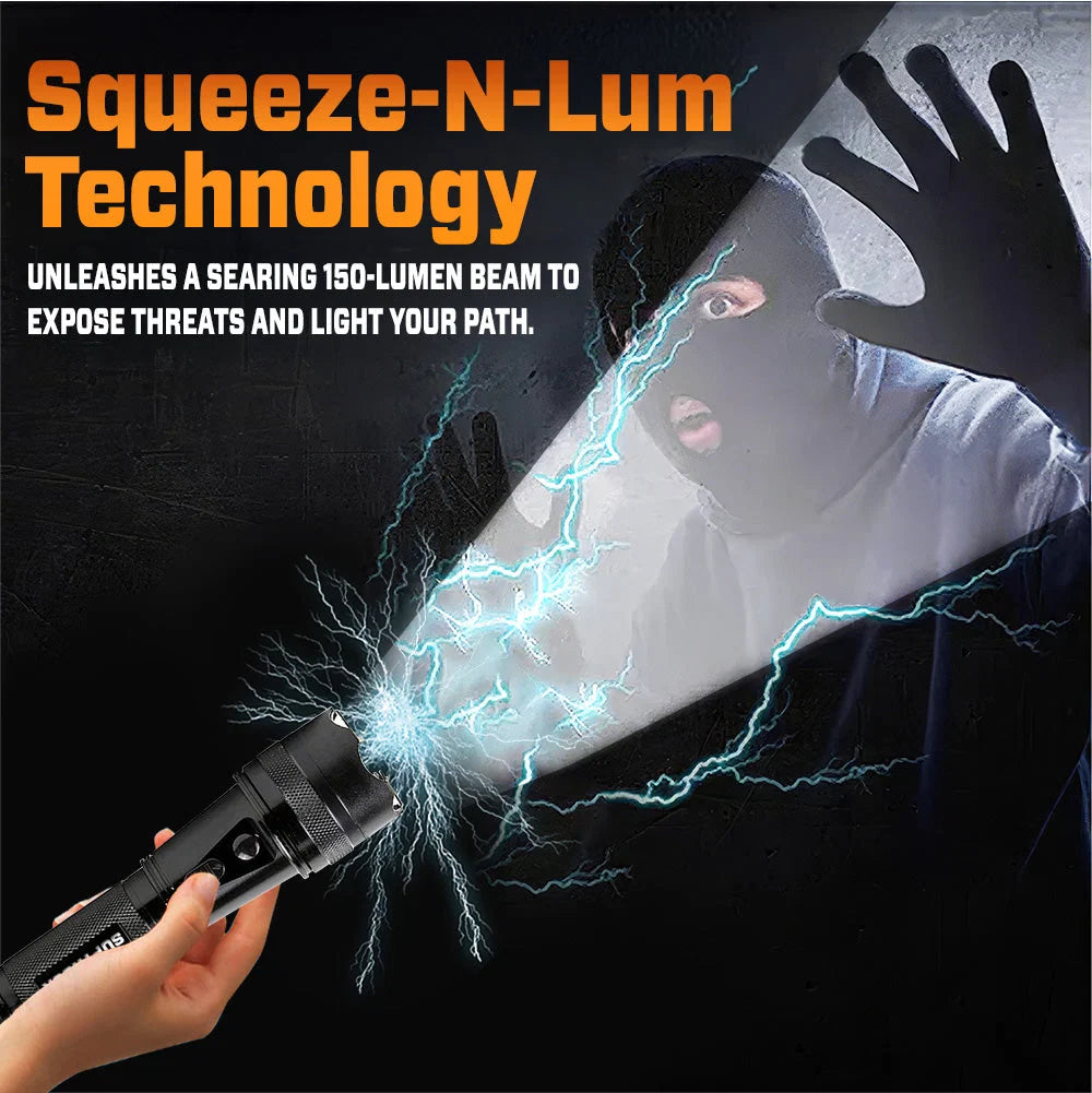 🛡️ VoltGuard X95 – Rechargeable Portable LED Torch for Home, Travel & Emergency Use | Buy 1 Get 1 Free
