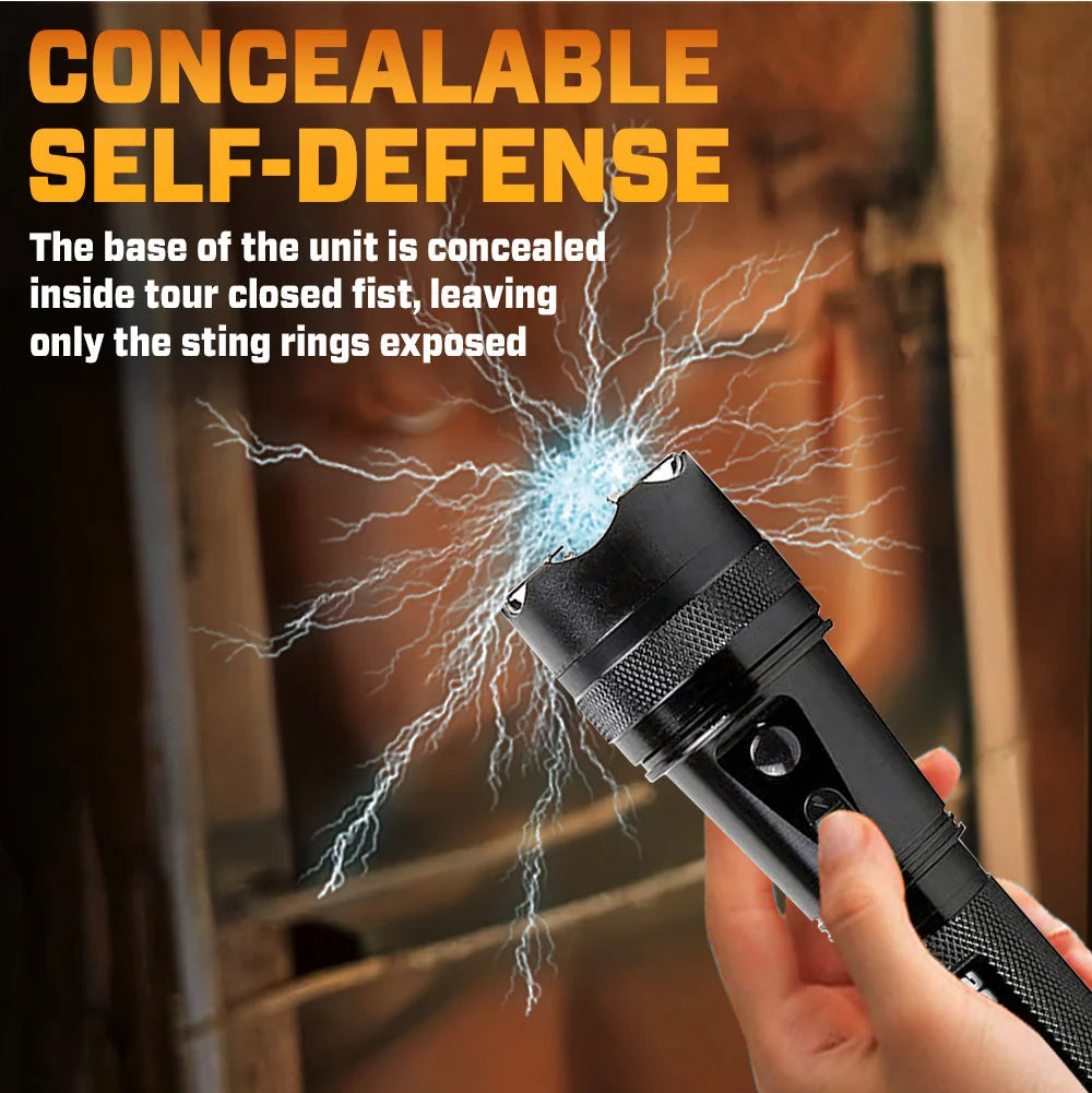 🛡️ VoltGuard X95 – Rechargeable Portable LED Torch for Home, Travel ...