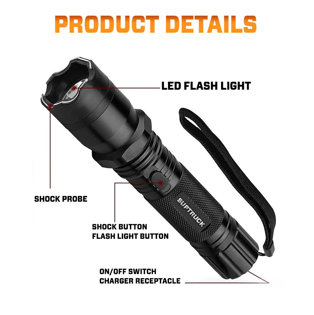 🛡️ VoltGuard X95 – Rechargeable Portable LED Torch for Home, Travel & Emergency Use | Buy 1 Get 1 Free