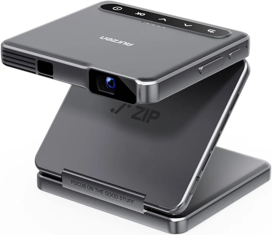 Tri-Fold Portable Mini Projector – Compact Foldable Design for Home En ...